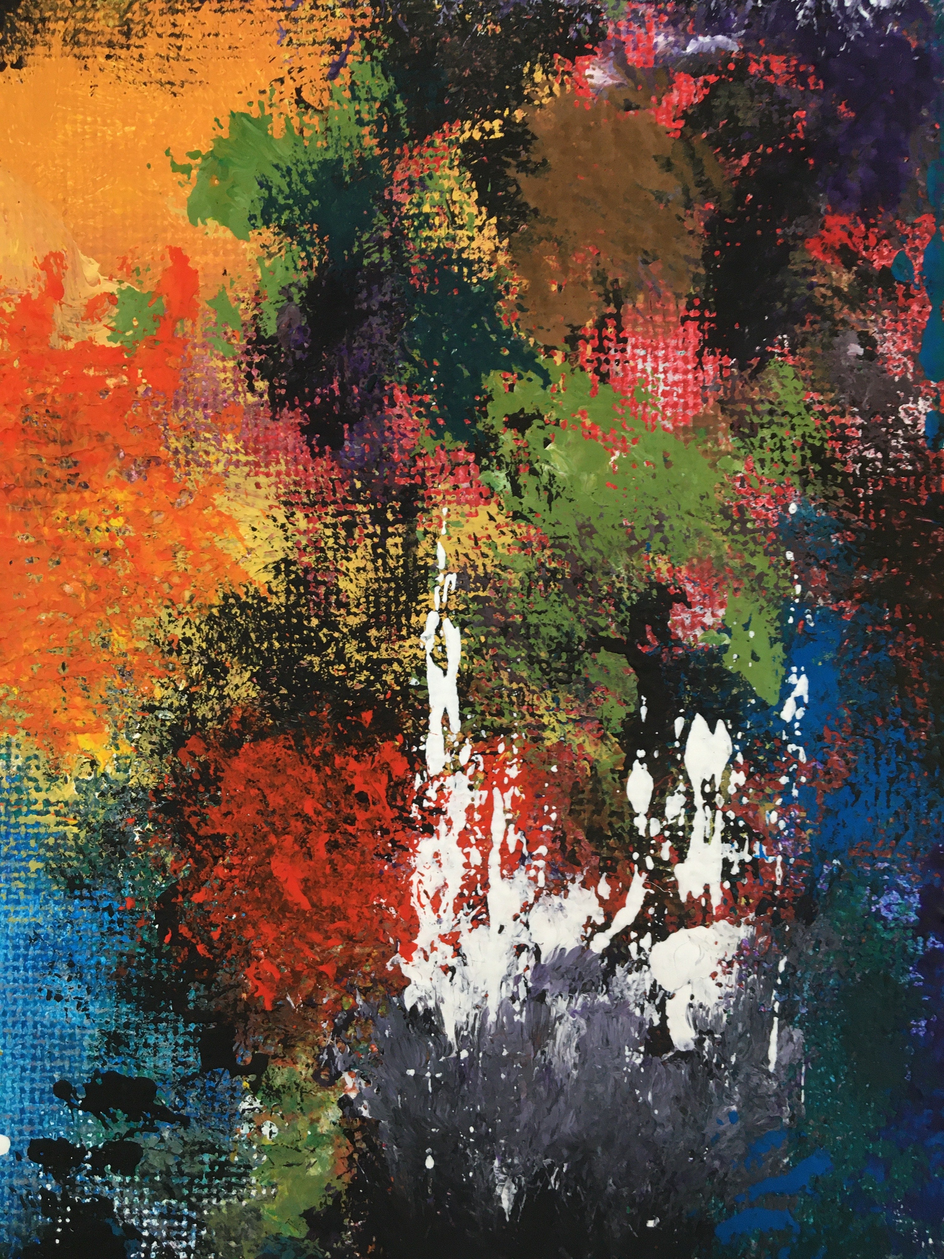 "Rainbow" on Canvas